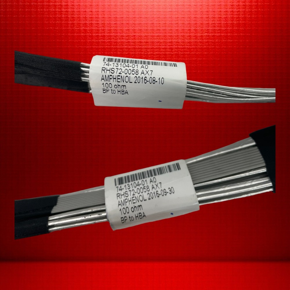 2x Amphenol 100 Ohm Backplane to HBA Cables - Server/Storage
