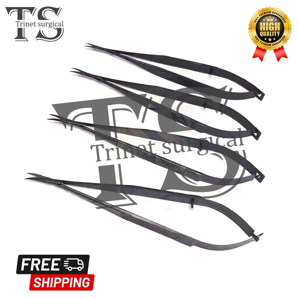 New 4pcs Kamiyama Type Micro Scissors neurosurgery instruments