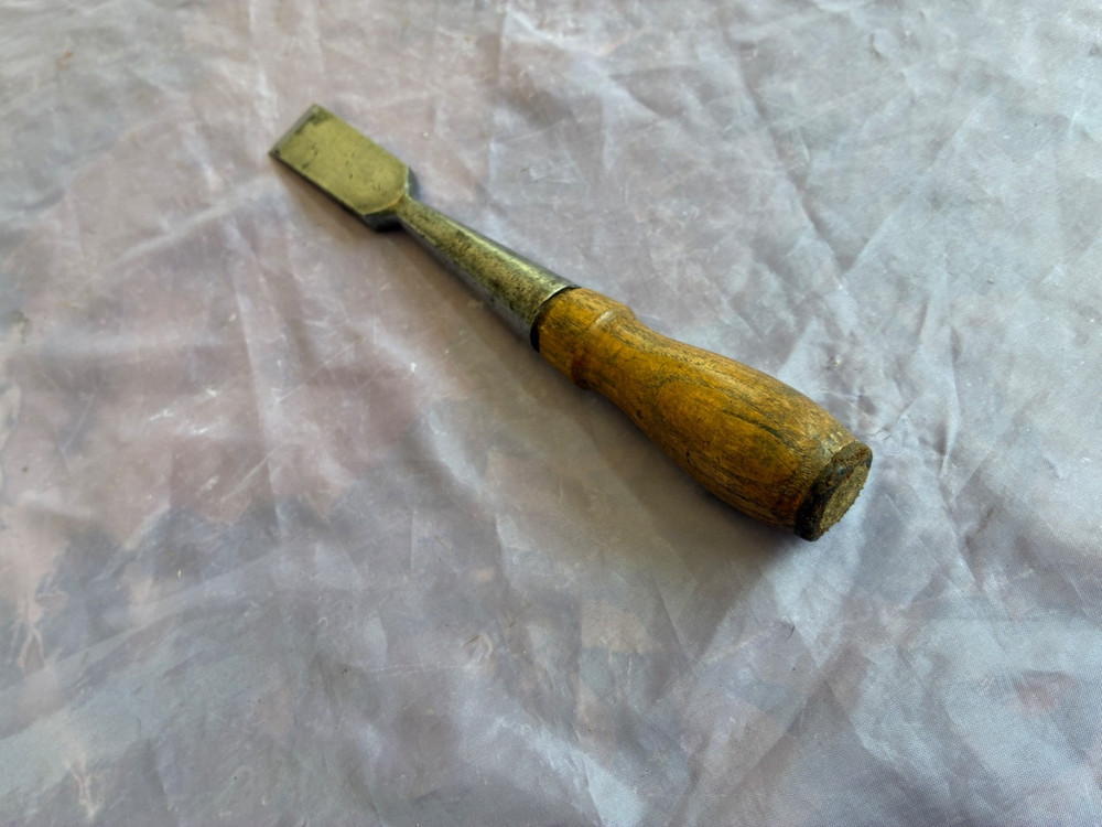 VINTAGE JAMES SWAN ONE INCH WIDE SOCKET CHISEL EXCELLENT CONDITION