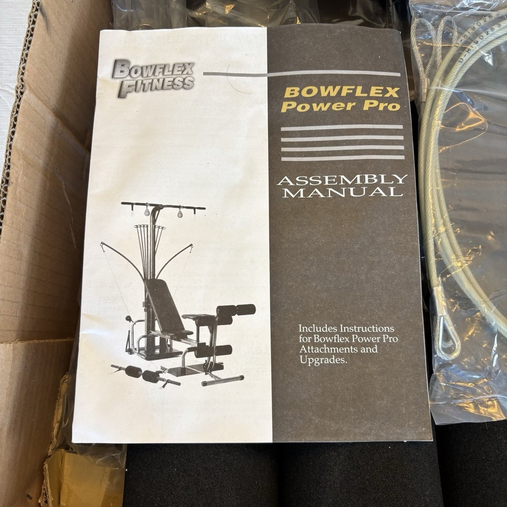 Bowflex Power Pro XTL Leg Extension Attachment Exercise Machine Complete OEM NEW