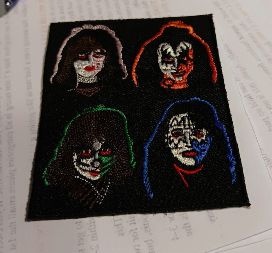 KISS COLLECTABLE RARE VINTAGE PATCH EMBROIDED 90S