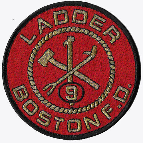 Boston Ladder  9 New  Circular Classic Design / NEW Fire Patch