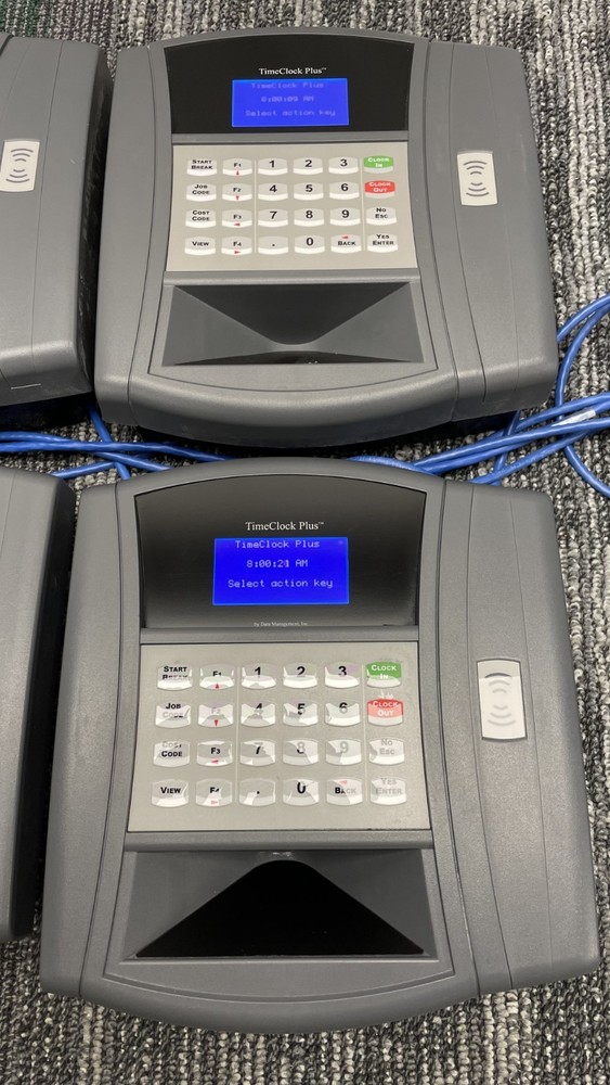 *Lot of 5* Data Management TIMECLOCK Plus HID Proxpoint Plus CTA2000