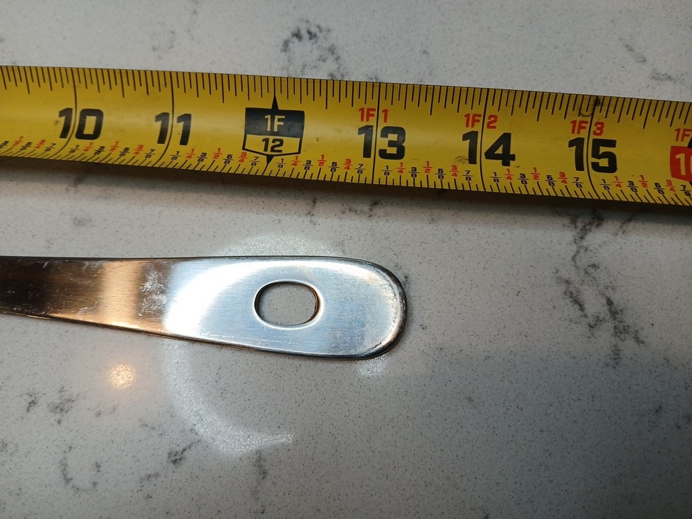 Roscan 13" Solid Serving Spoon Stainless Steel W/Loop