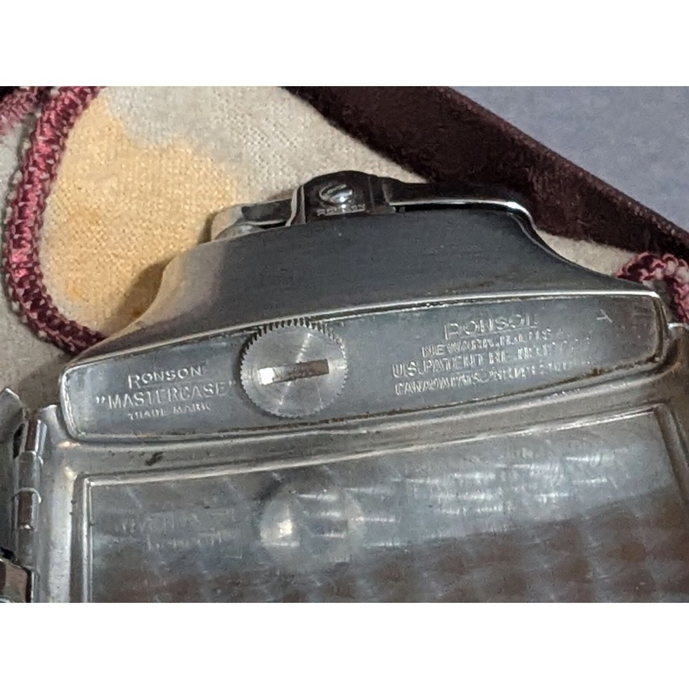 EMPTY Ronson Mastercase Cigarette Lighter Case Combo & Original Box VTG w/flaws