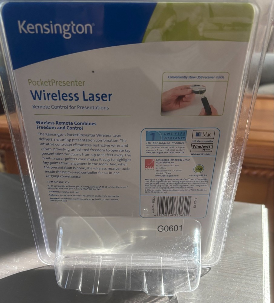 Kensington PocketPresenter WirelessLaser - 33062