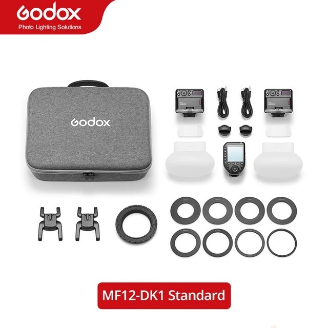 Godox MF12-DK1 Dental Flash System Dual-Flash Led Ring Lights Camera Speedlite