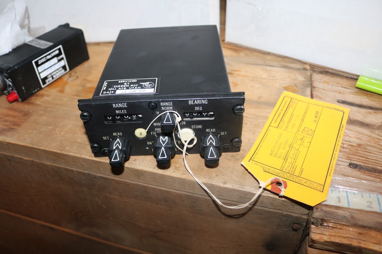 Vintage Vietnam era C-130 C-141 navigational computer control C-3963 ASN-24 (v)