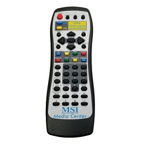 MSI Foreign Language Learning Machine Remote Control (Tested, Works)