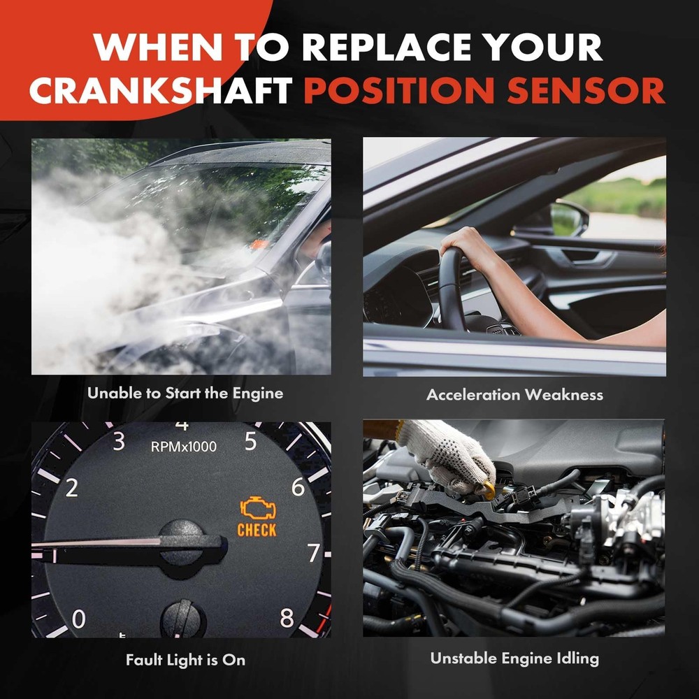 A-Premium 39180-2B000 Engine Crankshaft Position Sensor Compatible with...