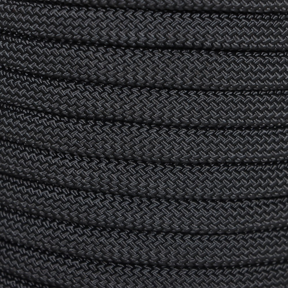 3/8" × 100' 3520Lbs Pulling Braided Polyest Rope Black High Strong Rope