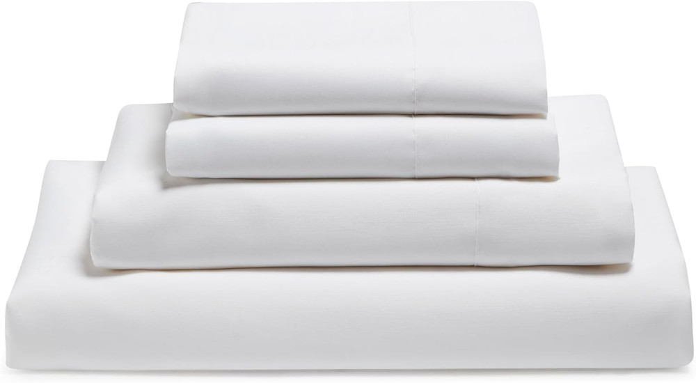 4 Piece Queen Sheet Set - 60% Microfiber, 40% Rayon Derived from Bamboo Sheets Q
