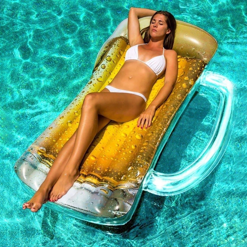 Giant Beer Mug Raft Pool Float Floating Mat Pool Candy PC1540BM