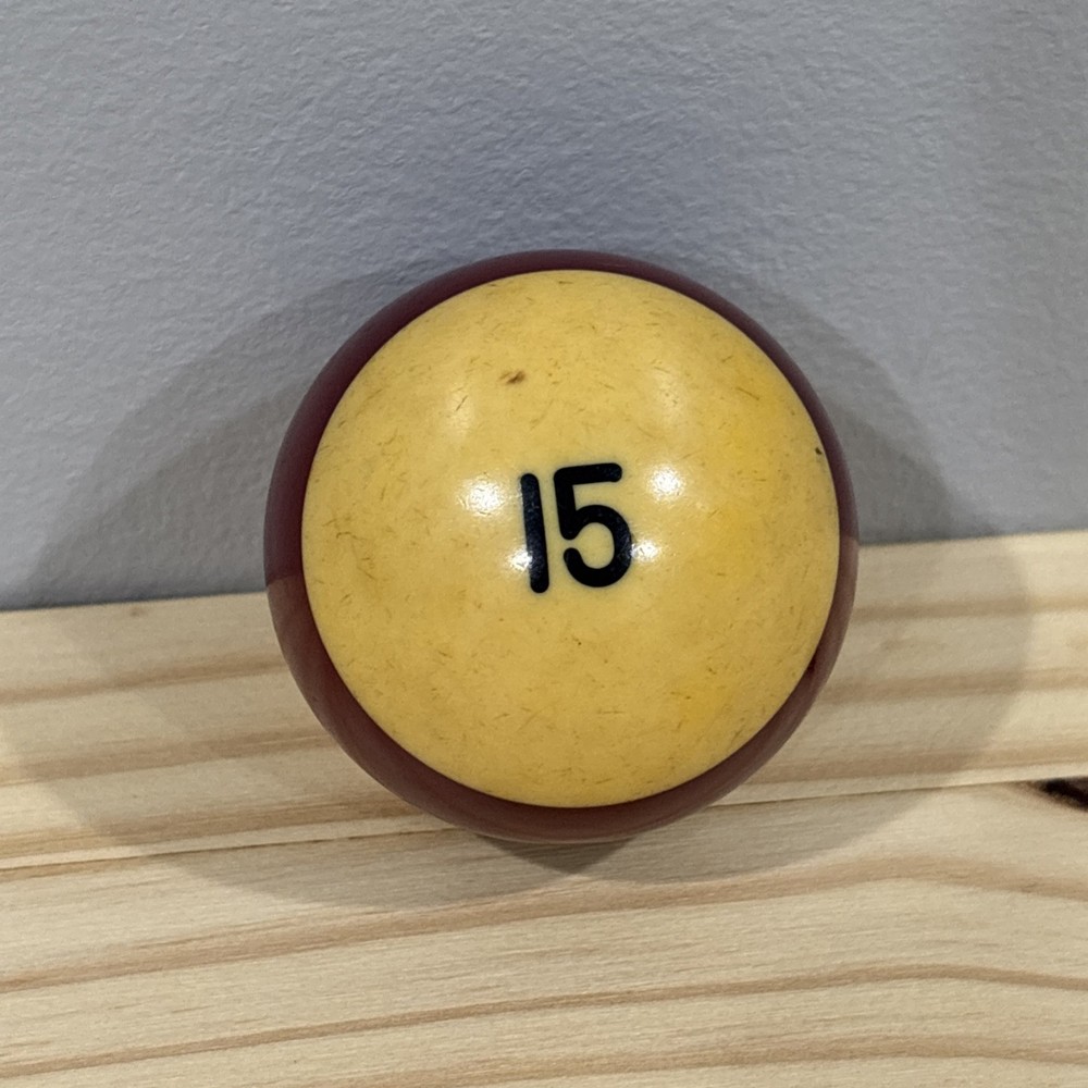 Burgundy Stripe #15 Replacement Billiards Pool Ball 2-1/4”