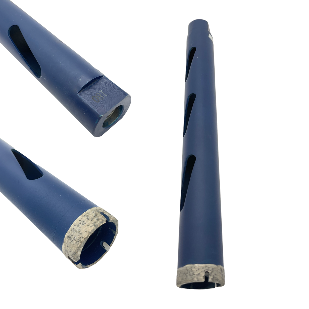 3 Pack 2-1/4" Dry Diamond Core Drill Bits Cutting Concrete Asphalt Bricks Blocks