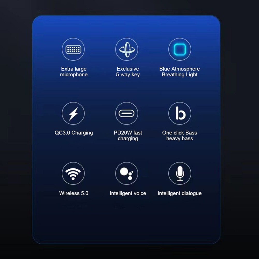 BT 5.0 FM Transmitter Type-C PD 30W QC3.0 Fast Charger MP3 Audio Player Car Kit