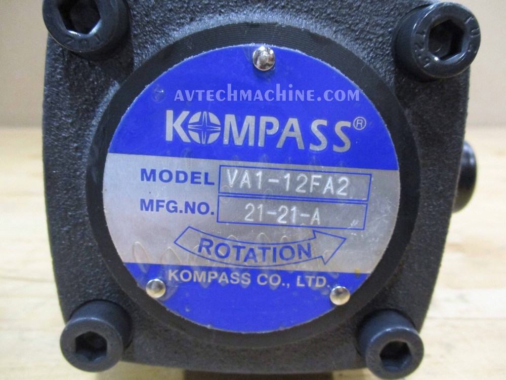 VA1-12FA2 Kompass Hydraulic Variable Vane Pump Max. Pressure 30Kg VA1-12F-A2