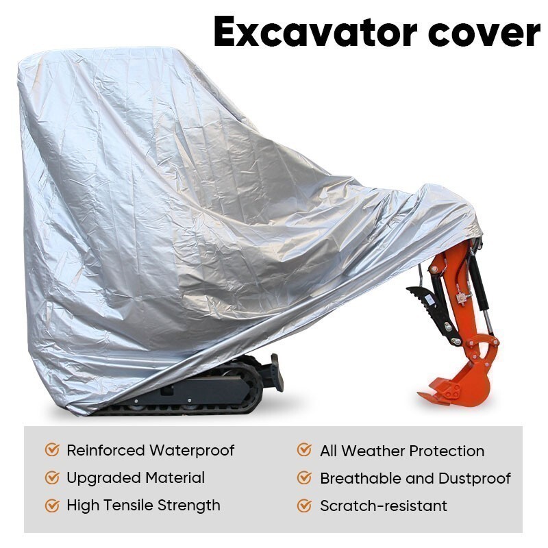 Full Cover For Mini Excavators Outdoor Waterproof UV Snow Dust Rain Resistant */