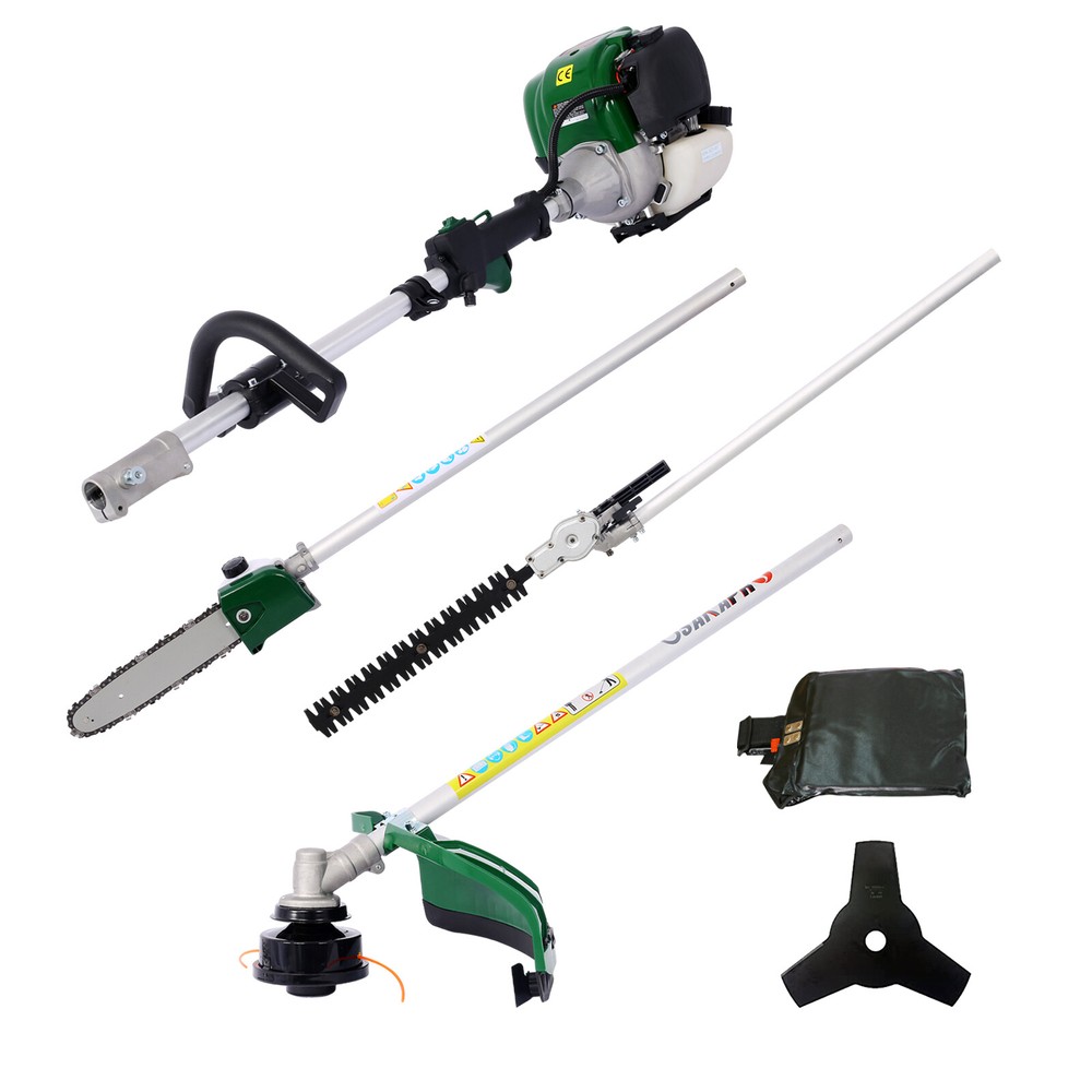 4 in 1 Multi-Functional Trimming Tool 38CC 4-Stroke w/ Pole Saw & String Trimmer