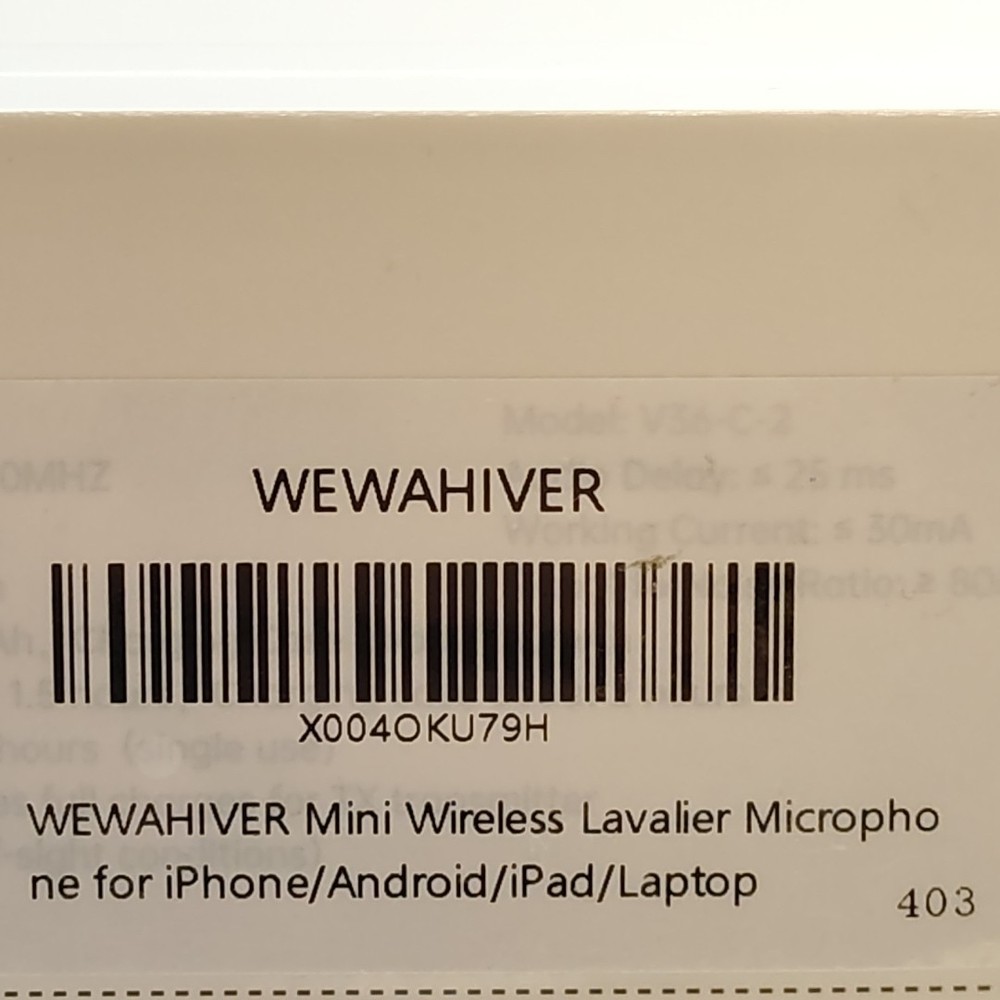Wireless Microphone Set w/ Charging Case, Noise Canceling iPhone,Android, Laptop