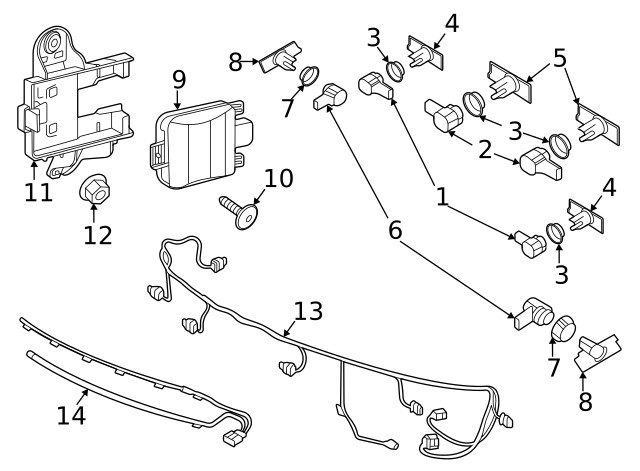 Genuine Volkswagen Mount Bracket 3CC-907-456