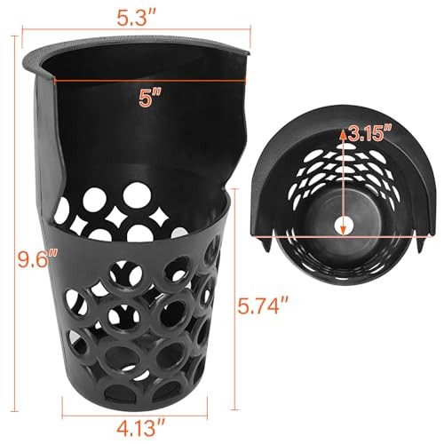 Pool Table Pockets Replacement Pockets for Billiard Table Set of 6 Large