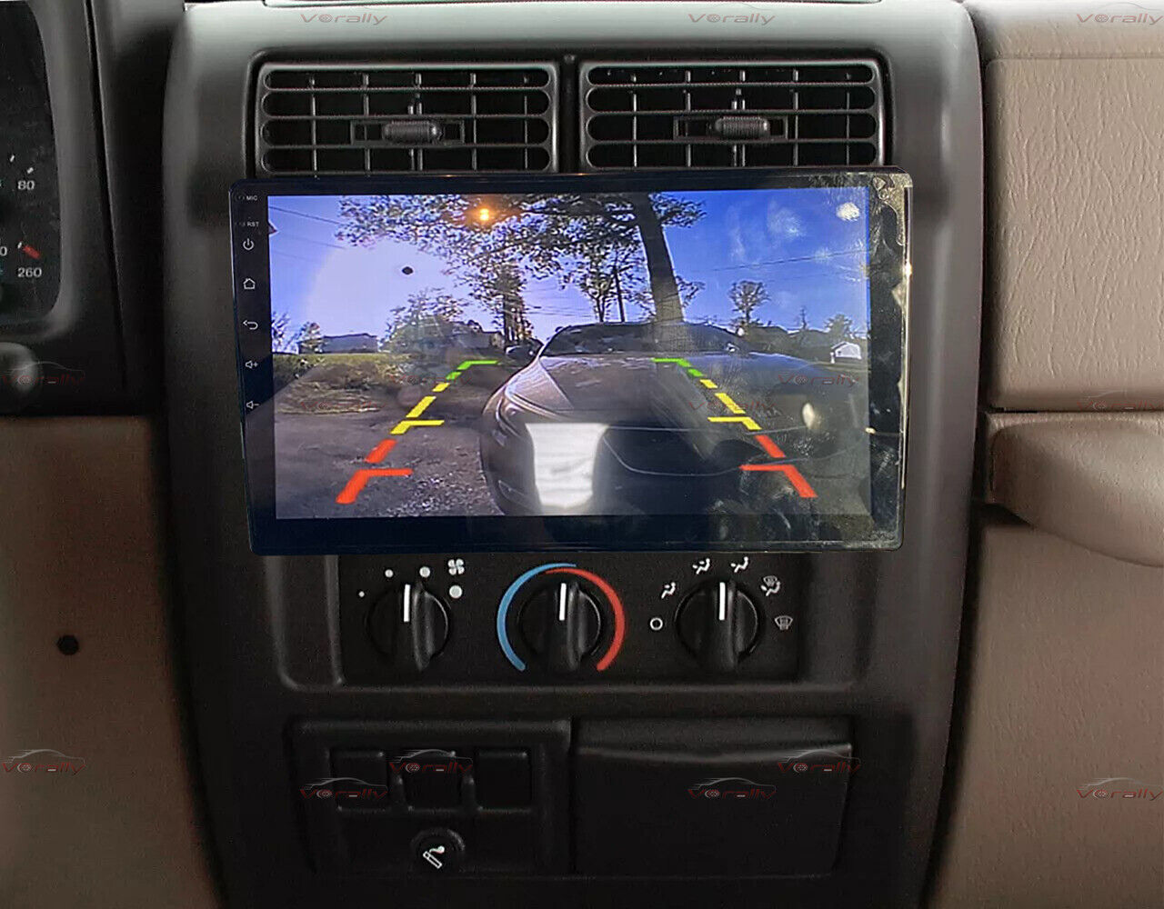 For 1997–2002 Jeep Wrangler TJ Apple CarPlay Radio Android 13 GPS WIFI Stereo