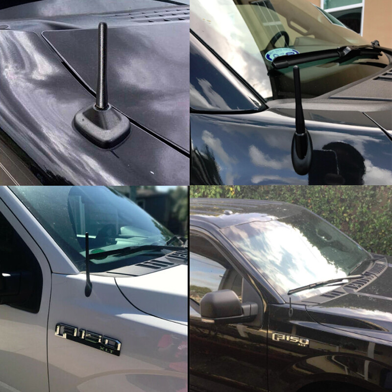 For Ford F150 2009-2018 Stubby Antenna Replace Factory Black Aerial 4.7 Inch