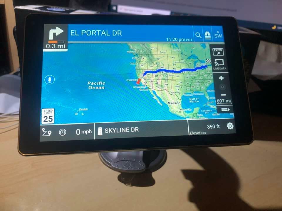 Rand McNally OverDryve 7 OD7 Pro 7" Truck GPS Updated, Lifetime Maps, Bundle