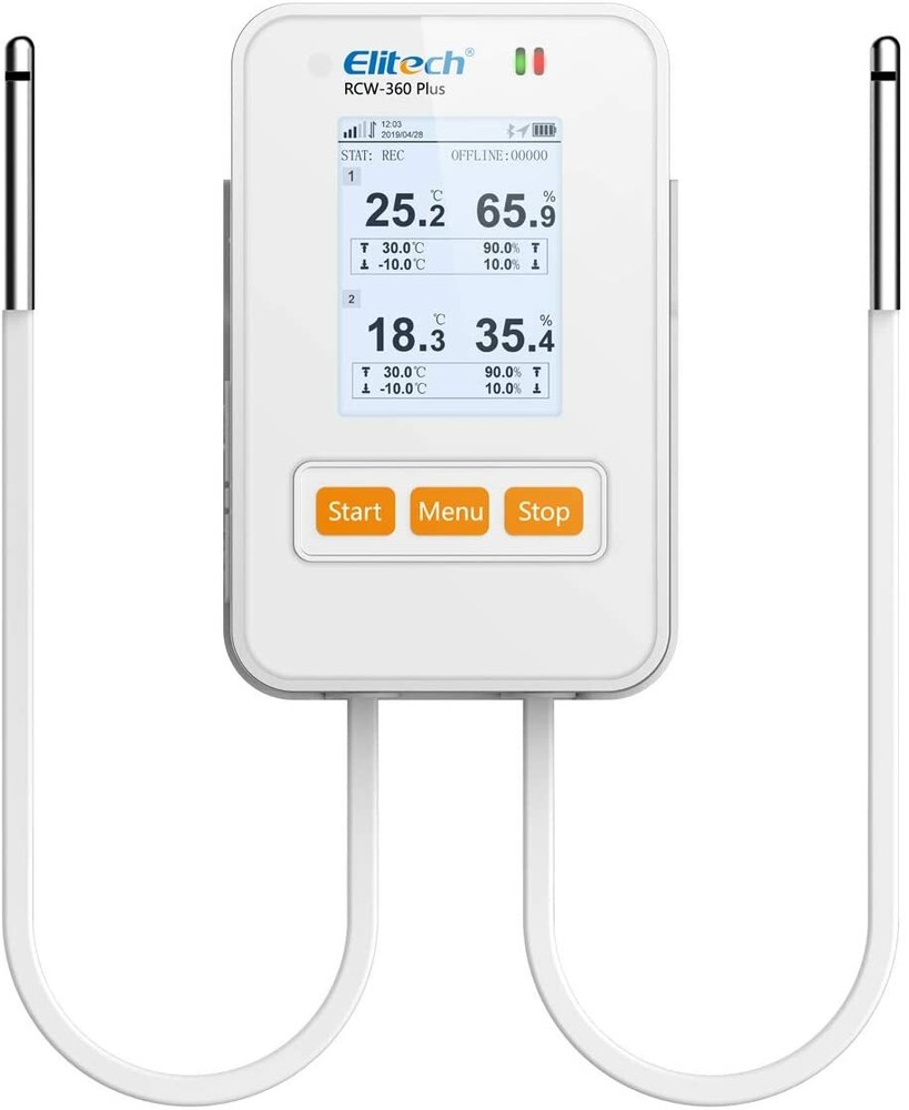 Elitech RCW-360pls 4G Temperature Humidity Data Logger External Sensor USA 🇺🇸