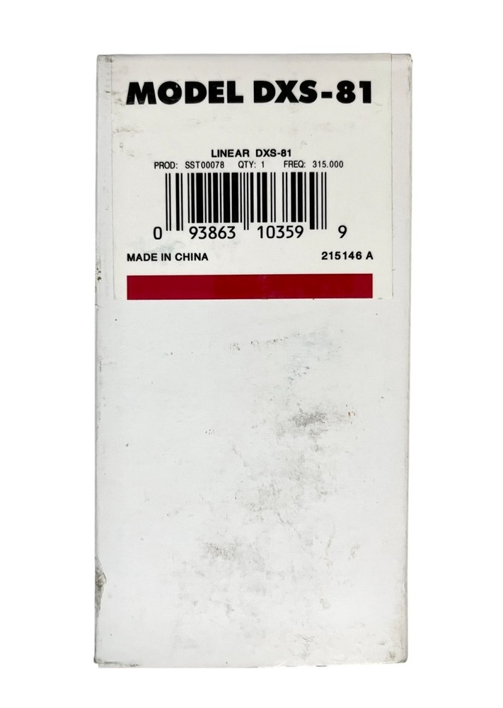 Linear DXS-81 Supervised Bill Trap Black