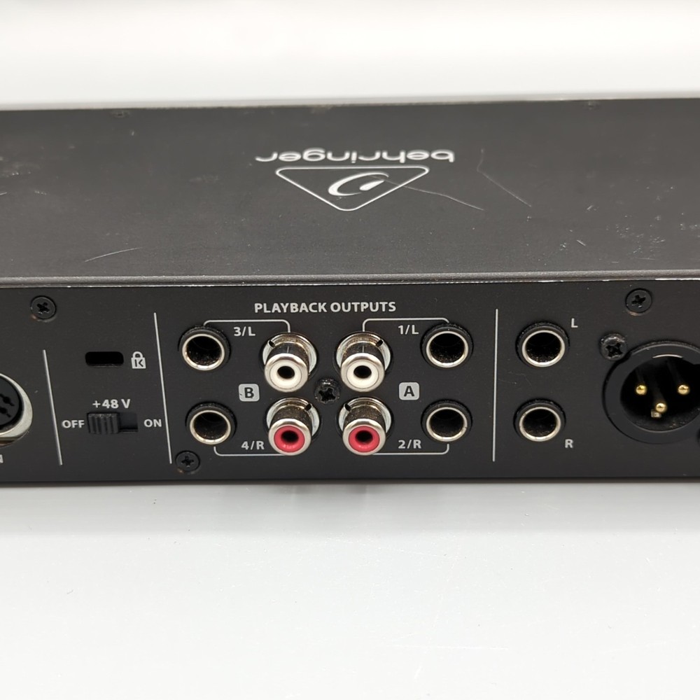 Behringer U-Phoria UMC404HD Audio Interface (No Power Cable)