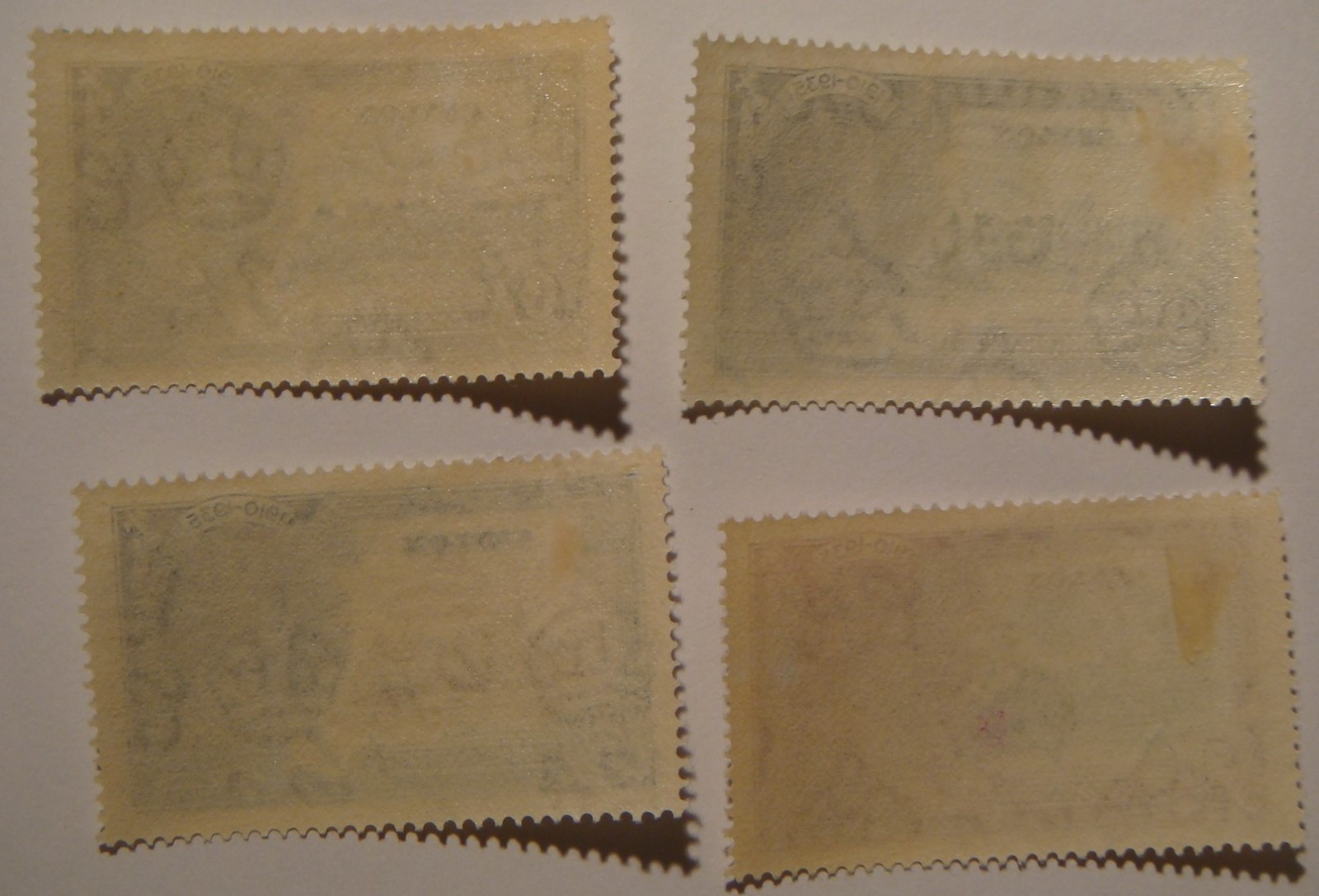 Ceylon.1935. Silver Jubilee. SG #368-371. Sc #260-263.MH