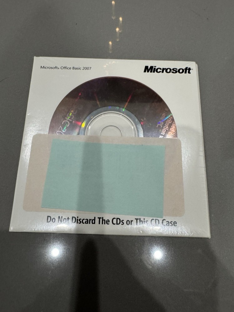Microsoft Office 2007 Basic Edition BE Full English Version MS=BRAND NEW SEALED=