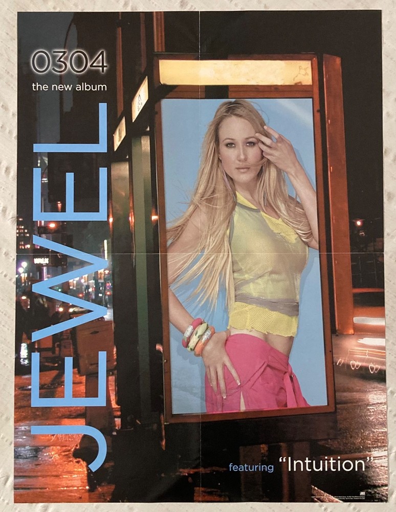 Jewel 2003 Promo Poster 0304 Intuition Atlantic Records I