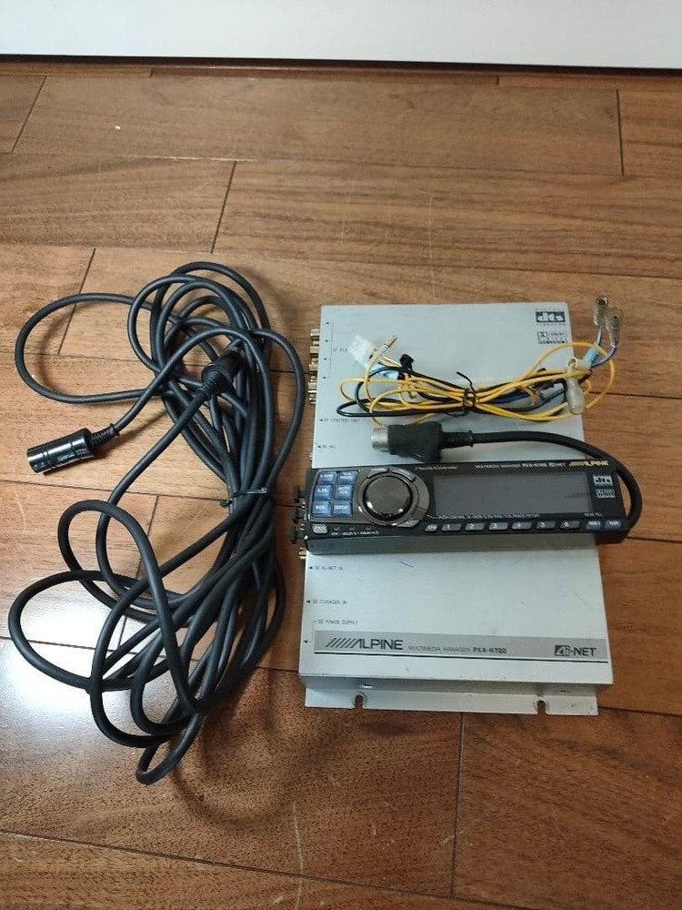 ALPINE PXA-H700 Multimedia Processor w/ Commander Tested Used From Japan