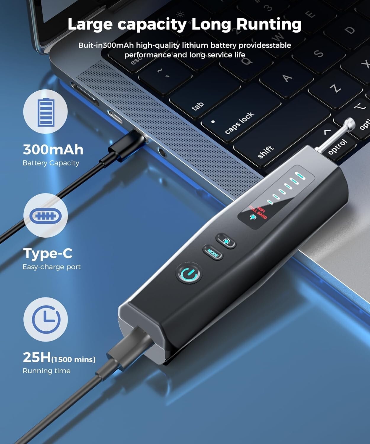 Hidden Camera Detector, Camera Detector, Anti Spy, GPS Tracker Detector, Portabl