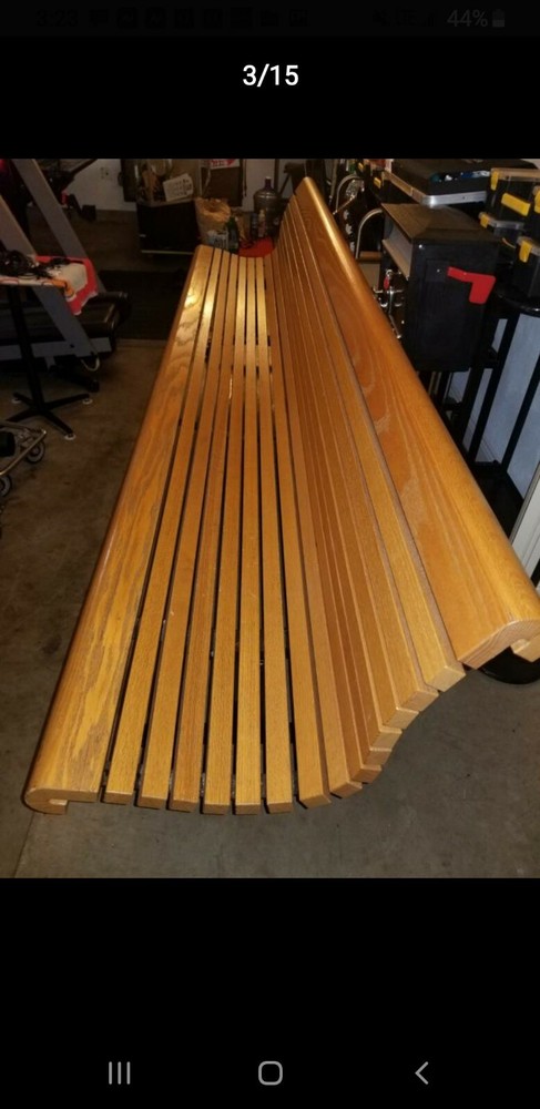 Oak Bench (Gretchen) (Industrial)
