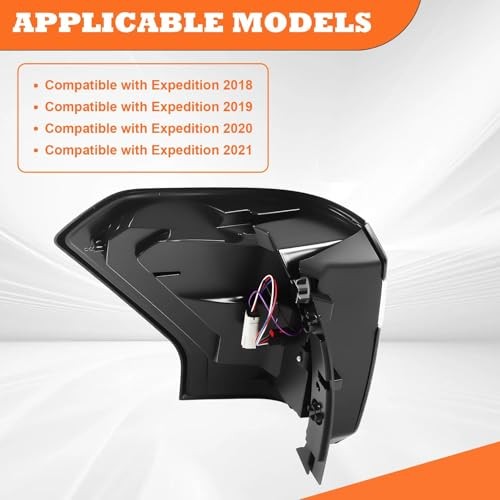 Tail Light Assembly Passenger Side Compatible with 2018-2021 Expedition Right