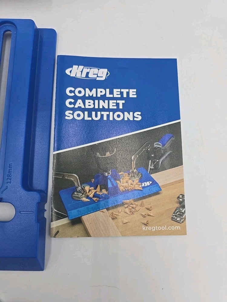 Kreg Jig Adjustable Polymer Cabinet Hardware Pocket Hole Guide KHI-PULL