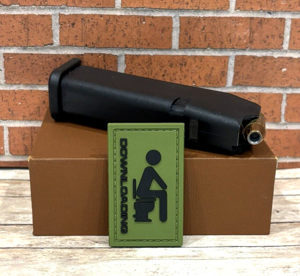 PVC Tactical Morale Patch - Downloading Patch - Funny Meme Gun Patch