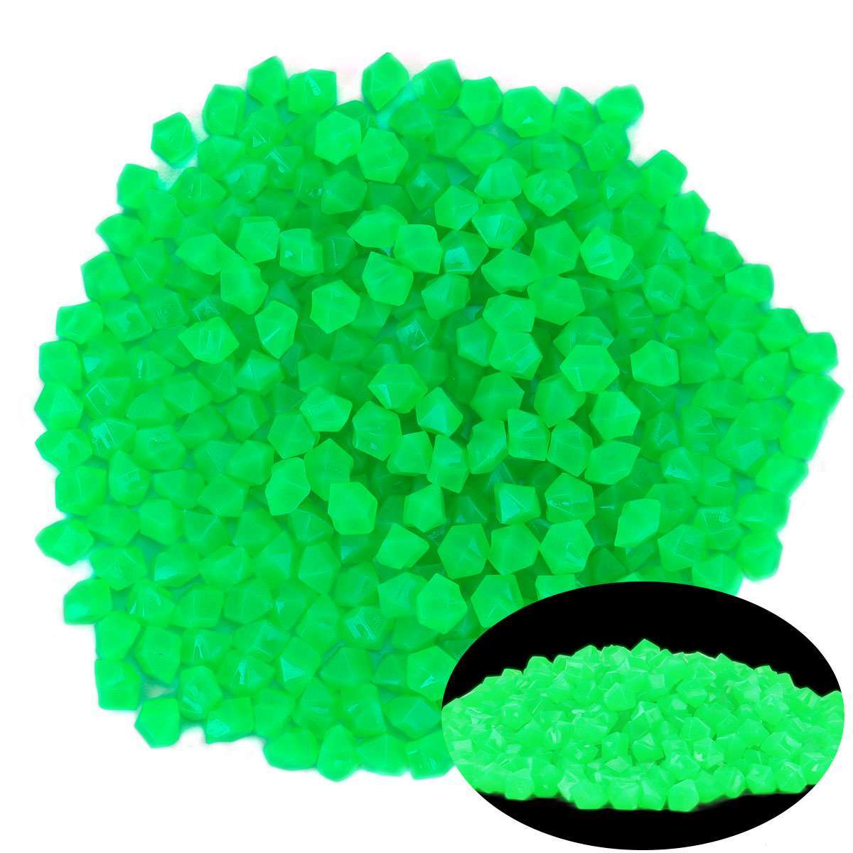 300-900x Glow in The Dark Pebbles Garden Glowing Rocks Fish Tank Luminous Stones