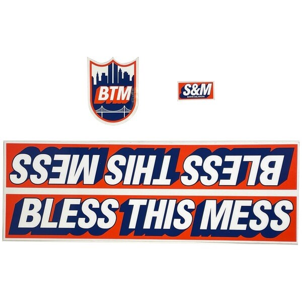 S&M BTM EDWIN FRAME STICKERS