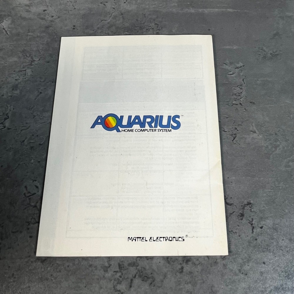 Mattel Electronics Aquarius Data Recorder 4394 Vintage Home Computer System New