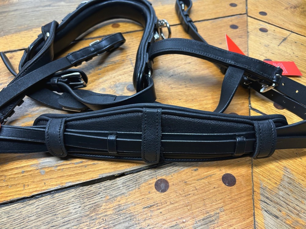 HORZE FULL SIZE LEATHER LUNGING CAVESSON