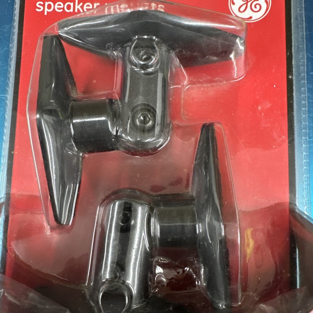 GE Universal Speaker Mounting Brackets - Wall or Ceiling Mount - NEW