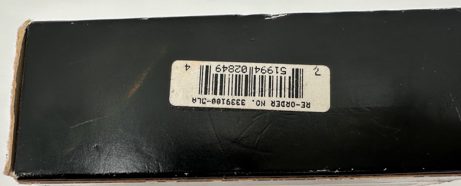 Vintage Mont Blanc Ink & Bottle 39100 BLACK 50ml Vintage NEW