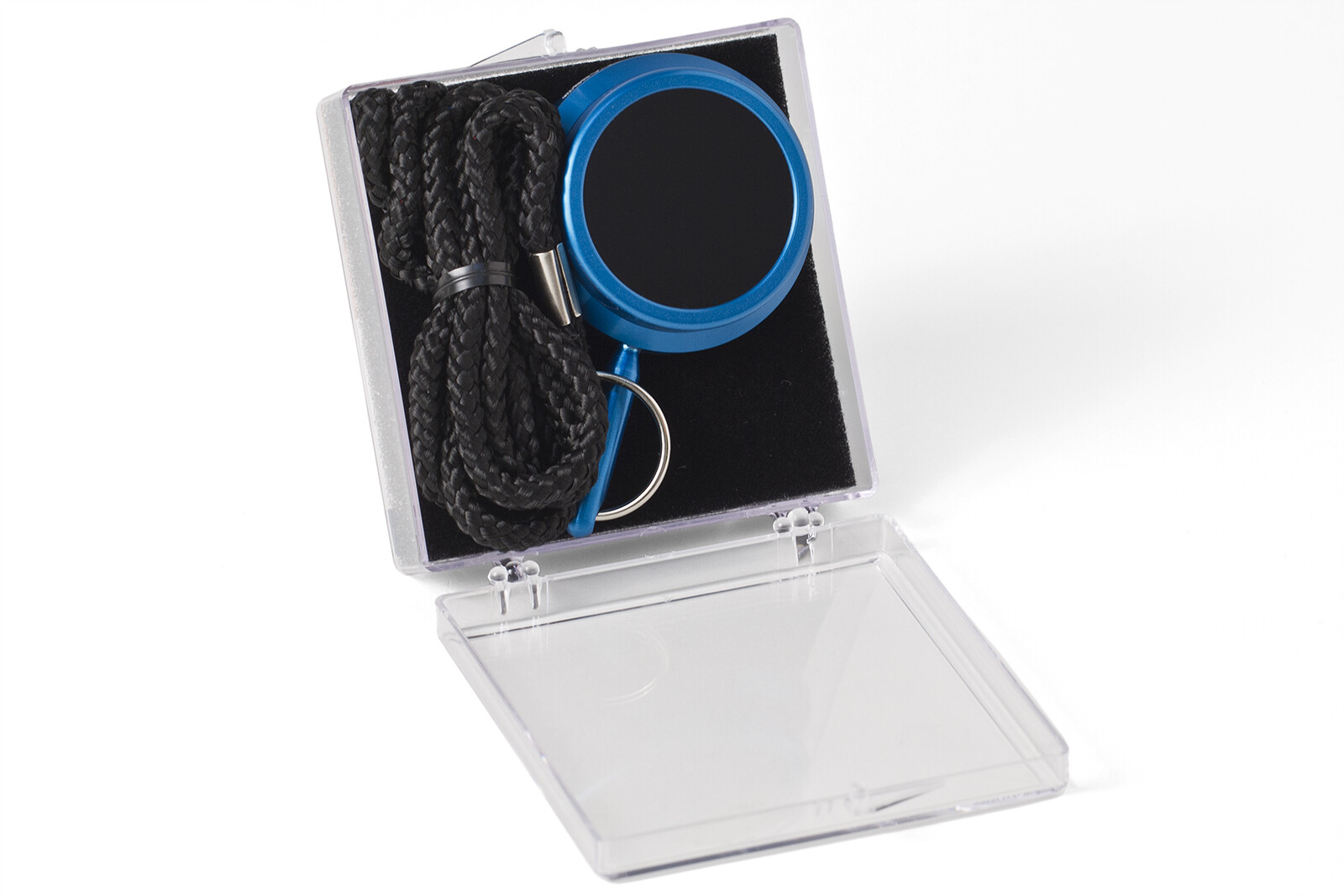 New Alan Gordon Enterprises Blue Ring Gaffer's Glass MFR #1056-GAFFBLUERI