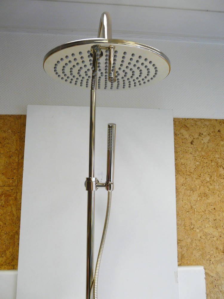 Chute Rain Shower Solid Brass, Shower System, Shower Head, Thermostat, New, Java