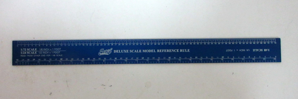 Excel 55779 Scale Model Rulers  Deluxe Scale Model Reference Rule 12"